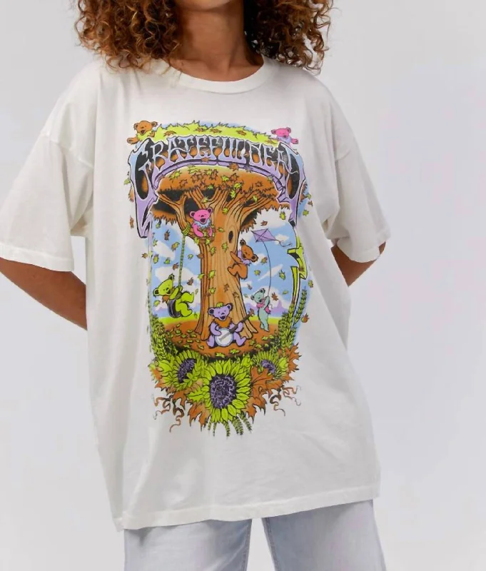 Grateful Dead Autumn Bears Merch Tee In Vintage White