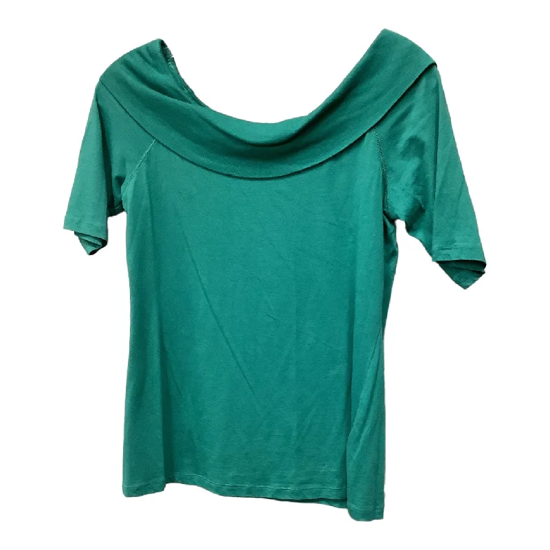 Green Top Short Sleeve Anthropologie, Size S