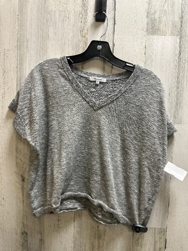 Grey Top Short Sleeve Madewell, Size Xs