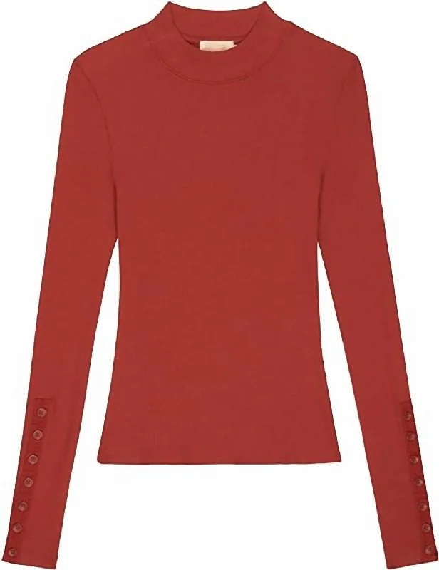 Organic Parker Long Sleeve In Brick House