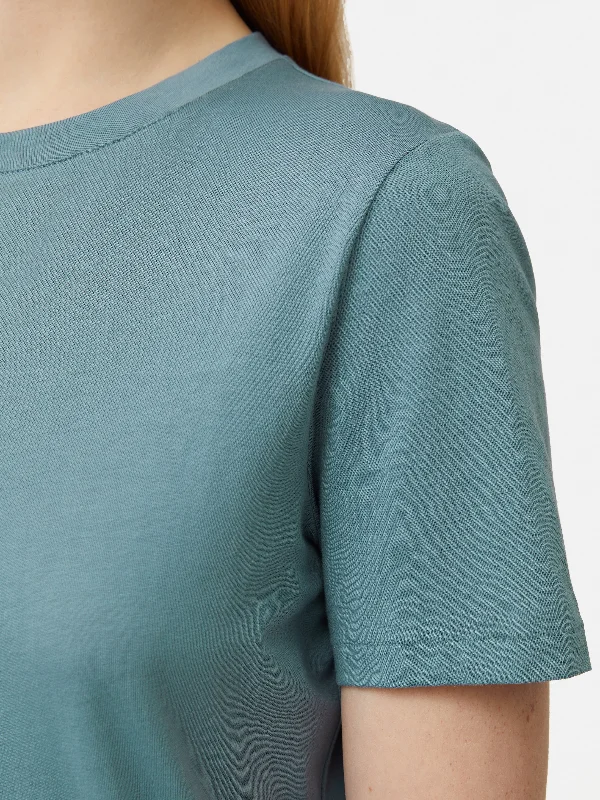 Supima Cotton Crew Neck Tee | Blue