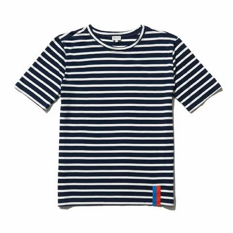 Women's The Modern Tee In Navy, Cream