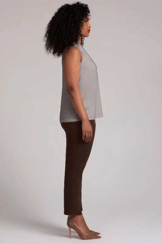 Deep V Trapeze Tank | Taupe