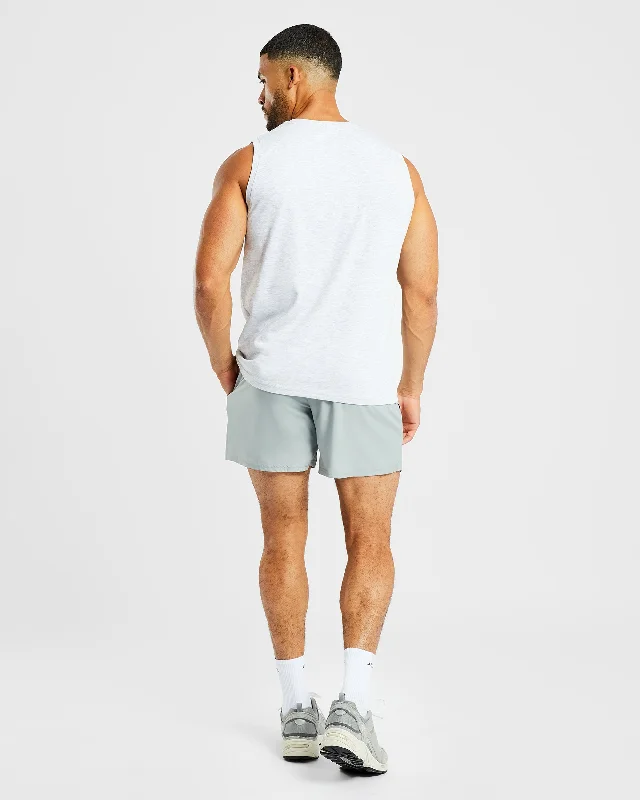 Essential Tank - Light Grey Marl