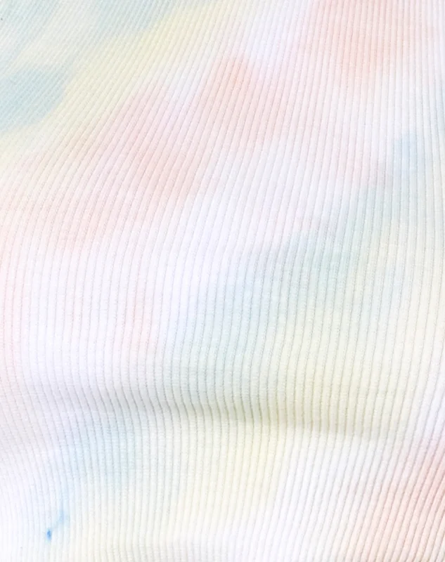 Givas Crop Top in Pastel Tie Dye