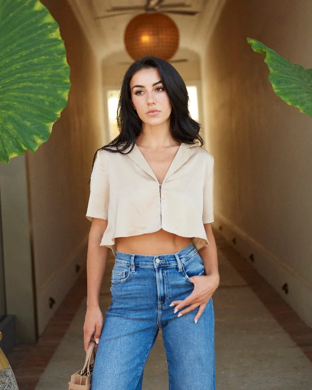 karina Cropped Shirt