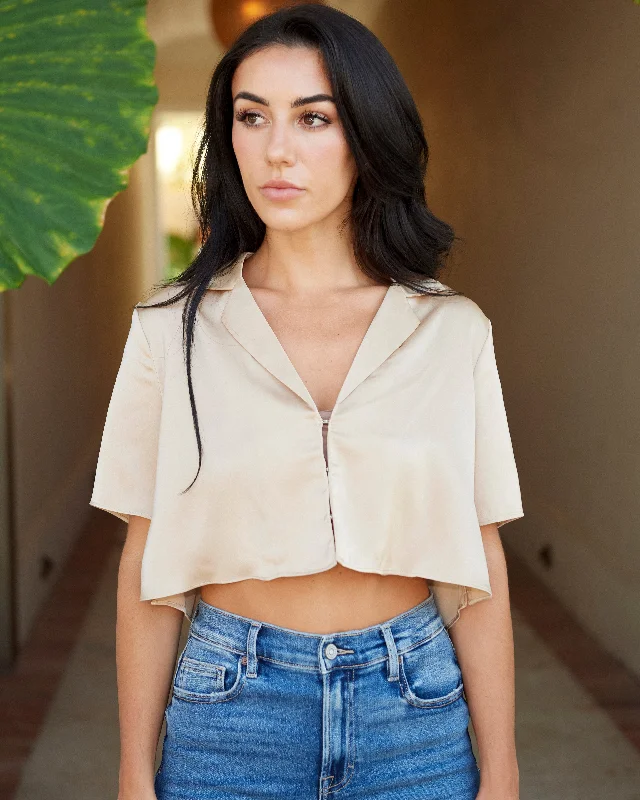 karina Cropped Shirt