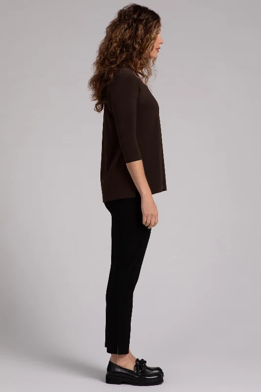 Square Neck Top | Chocolate