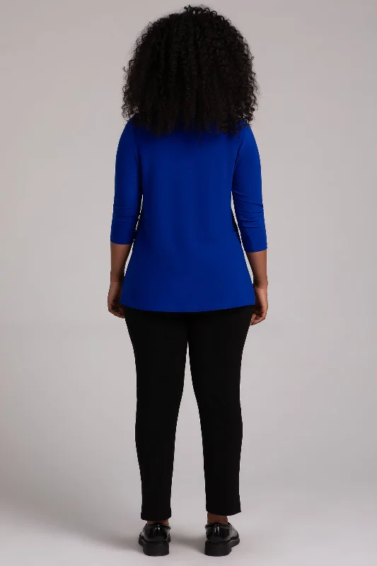 Square Neck Top | Lapis