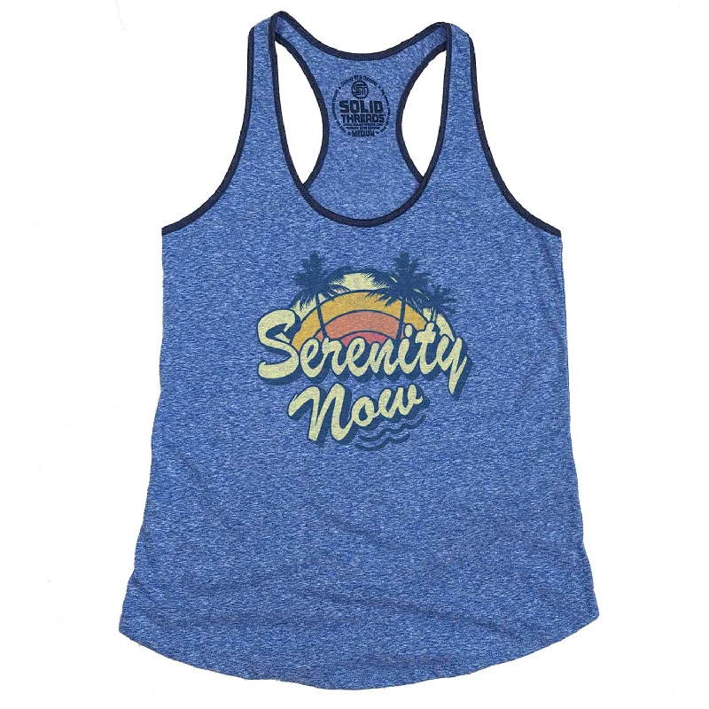 Women's Serenity Now Ringer Tank Top