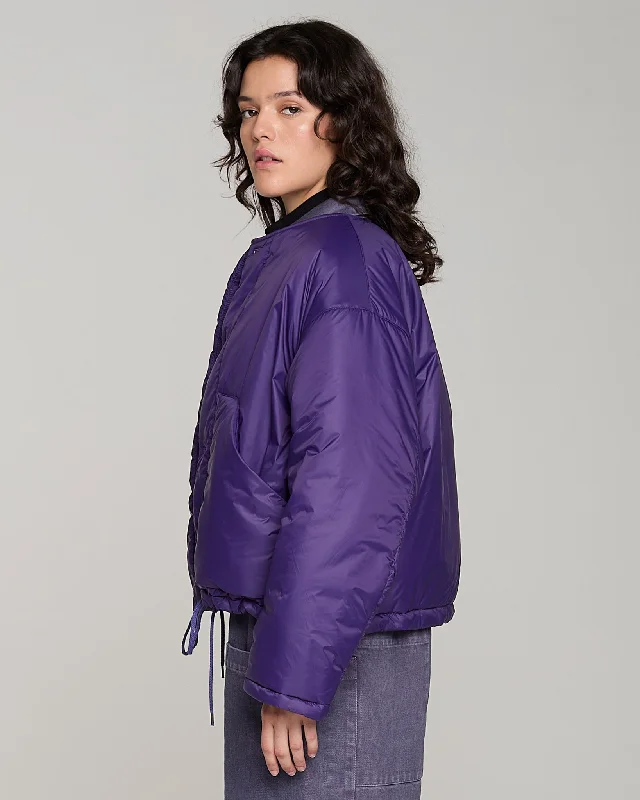 G.o.D Nuclear Jacket Padded Fury Nylon Mauve (Viola)