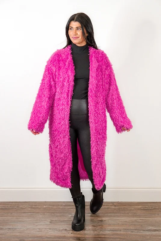 Fur Perfection Hot Pink Jacket