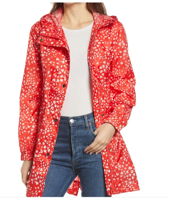 Golightly Jacket In Red Heart Leopard