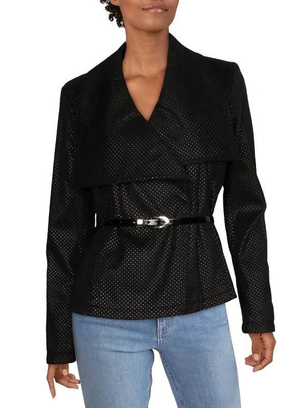 Womens Belted Lightweight Jacket