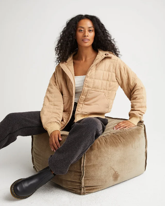 Women's Quilted Modal Bomber Jacket