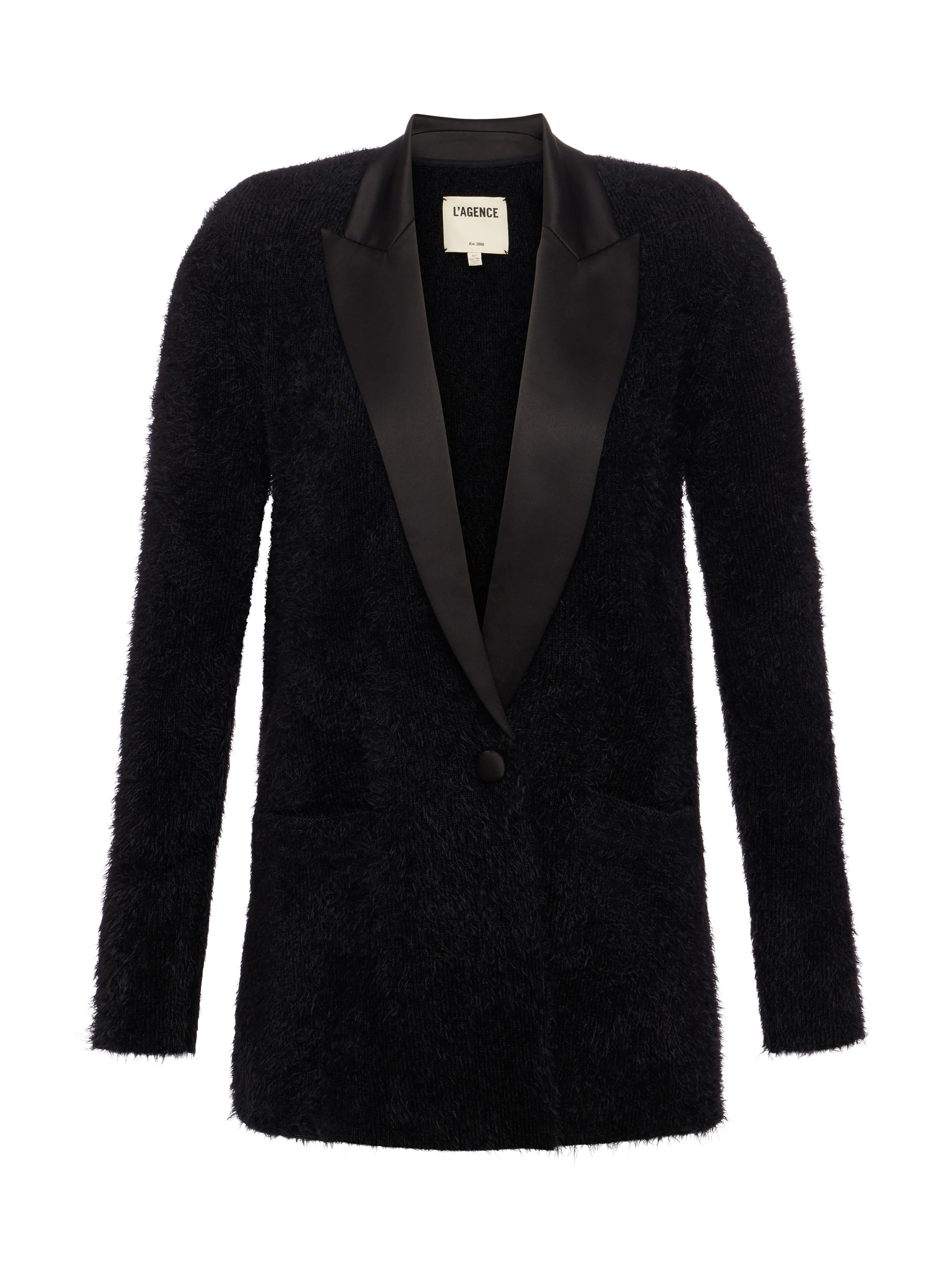 L'Agence Baileigh Textured Knit Blazer