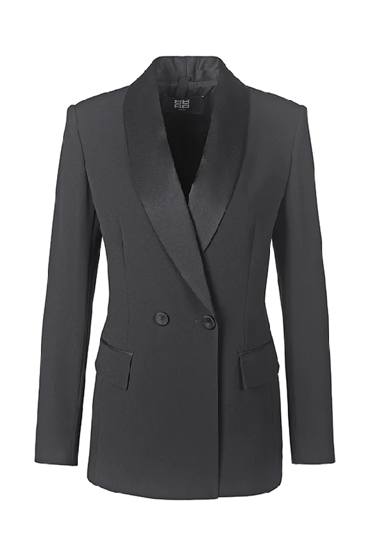 Riani Tuxedo-Style Double Breasted Blazer