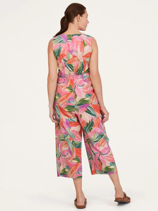 Adella Hemp Tropical Jumpsuit - Multi