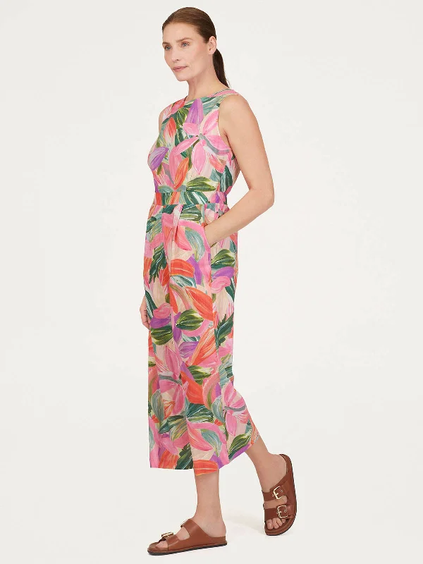 Adella Hemp Tropical Jumpsuit - Multi