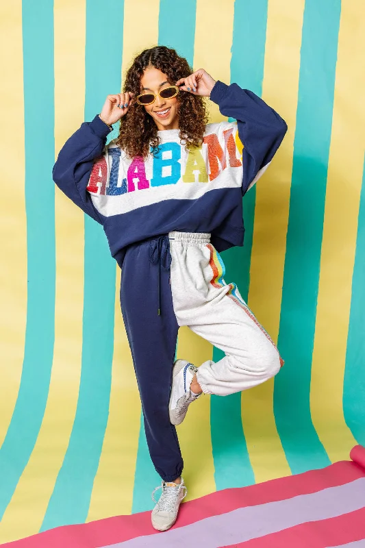 Alabama Queen Colorblock Sweatshirt