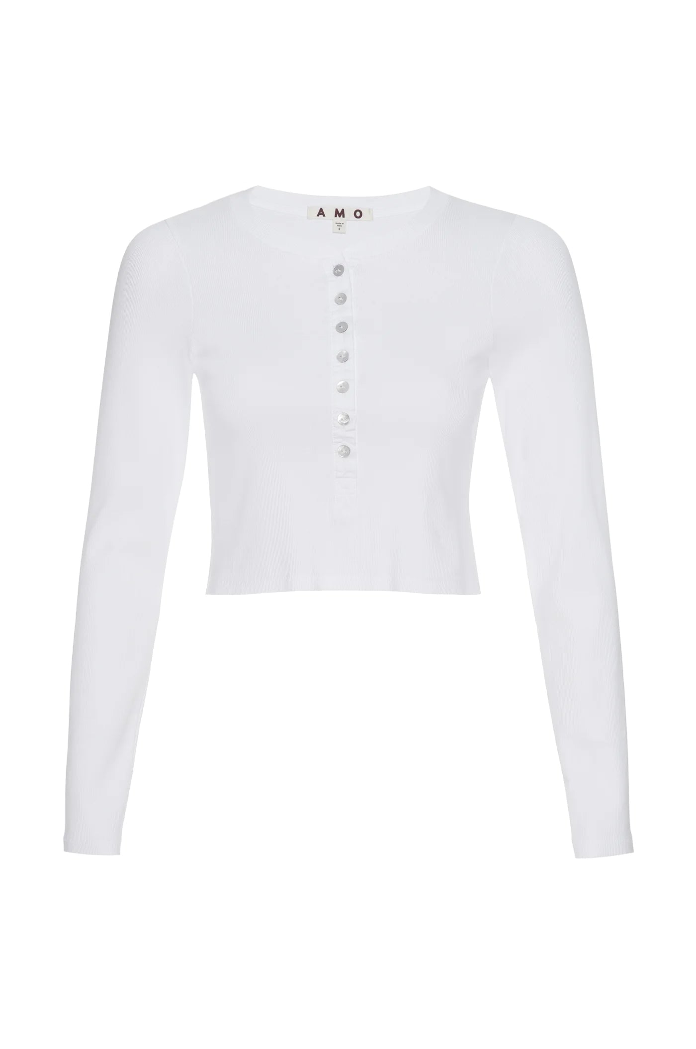 AMO Sassy Henley in White