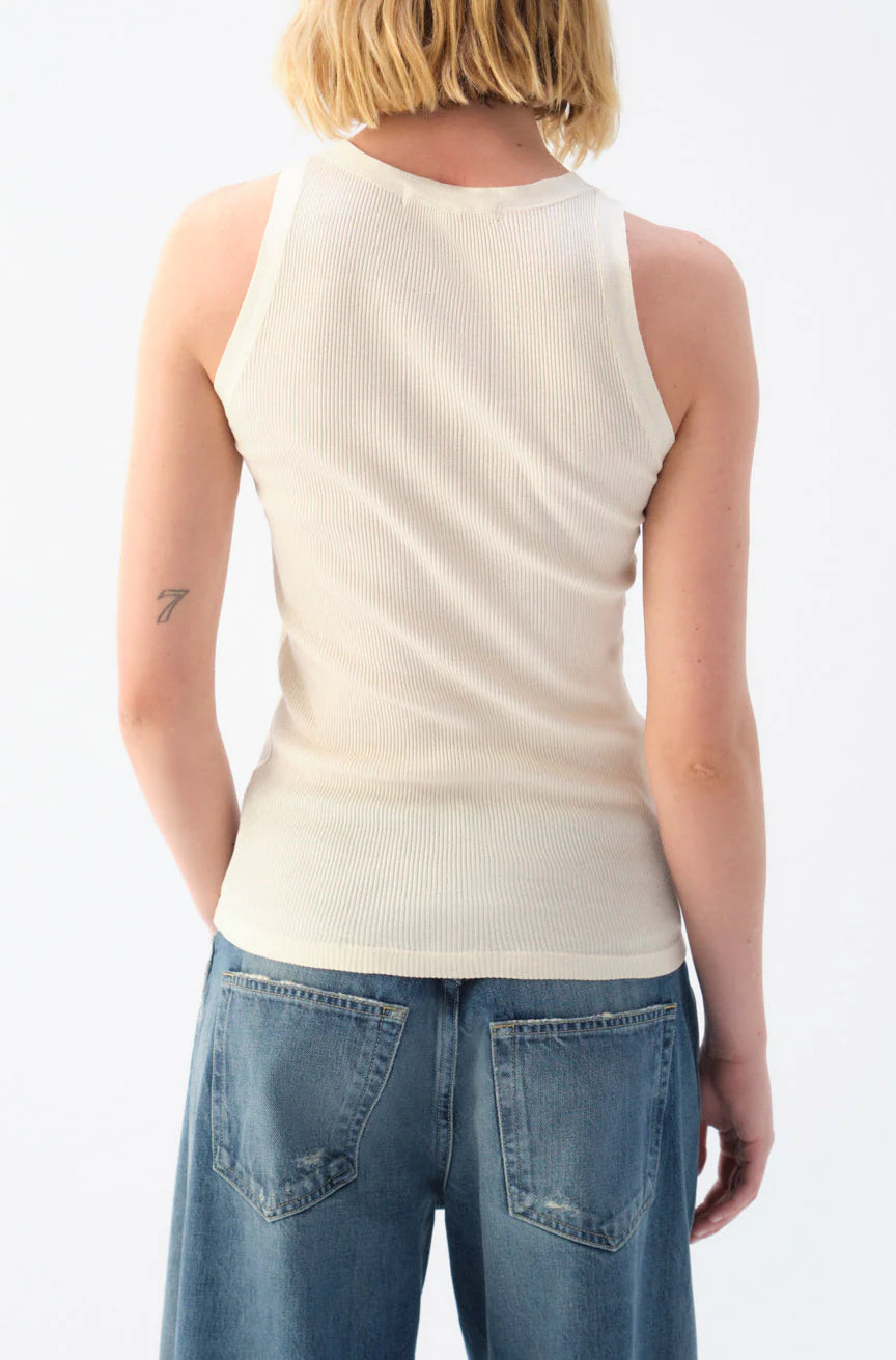 AMO Swoon Tank in Bone