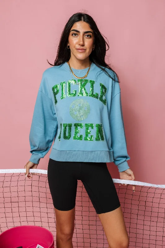 Aqua Pickle Queen Sweatshirt