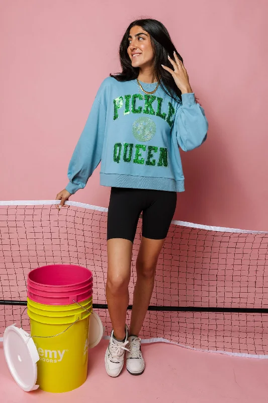 Aqua Pickle Queen Sweatshirt