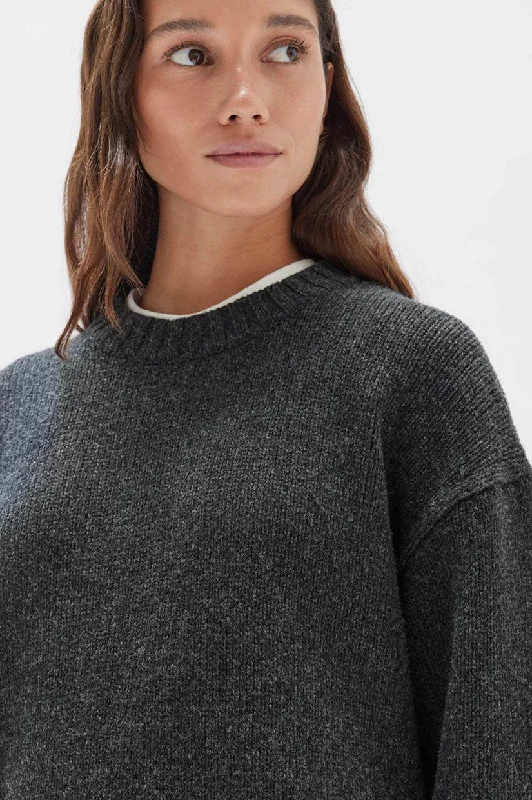 Assembly Chlo Knit Jumper - Grey Marle