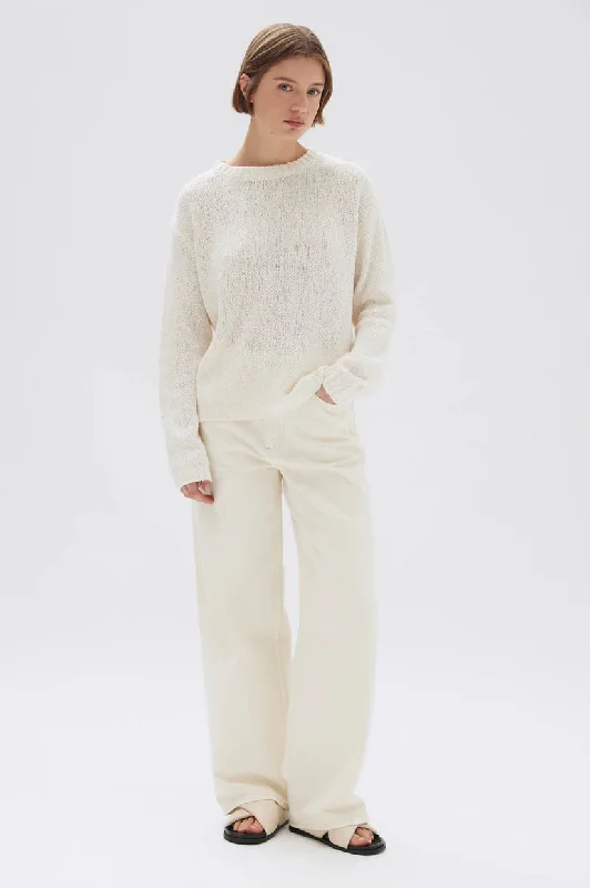 Assembly Rey Knit LS Top - Cream