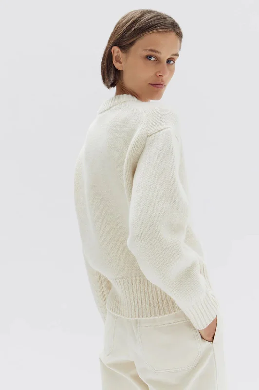 Assembly Skye Heavy Knit Jumper - Cream