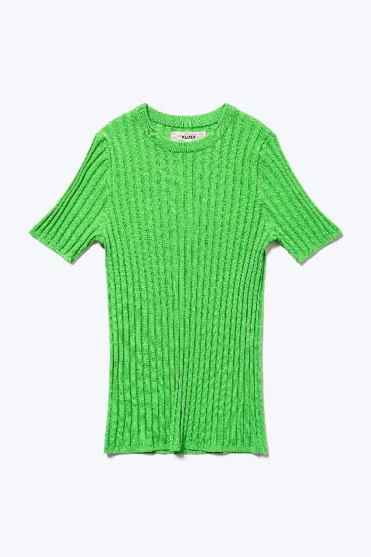 Astray Rib Tee Kelly Green