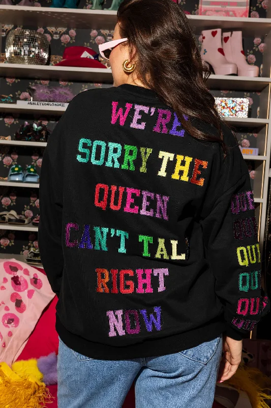 Black 1-800-Queen Sweatshirt