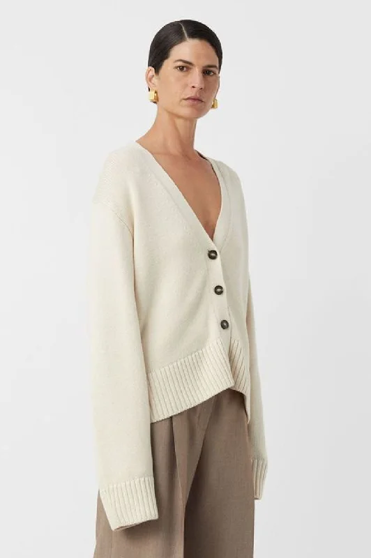 Camilla and Marc Reid Boxy Cardigan - Cream