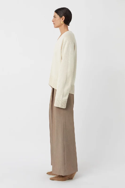 Camilla and Marc Reid Boxy Cardigan - Cream