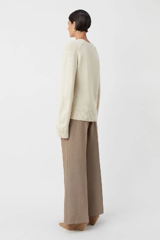 Camilla and Marc Reid Boxy Cardigan - Cream