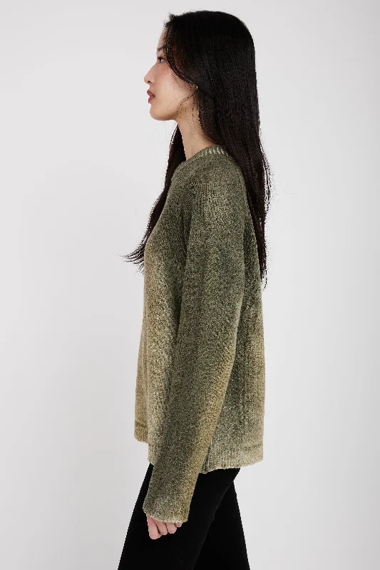 Crewneck Sweater in Forest