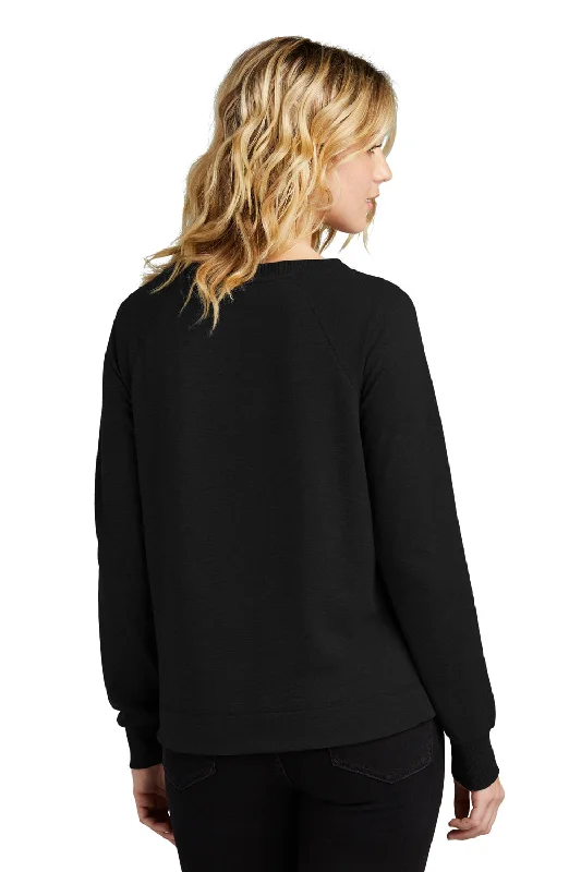 District Womens French Terry Crewneck Sweatshirt - Black