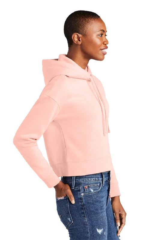 District Womens V.I.T. Fleece Hooded Sweatshirt Hoodie - Rosewater Pink