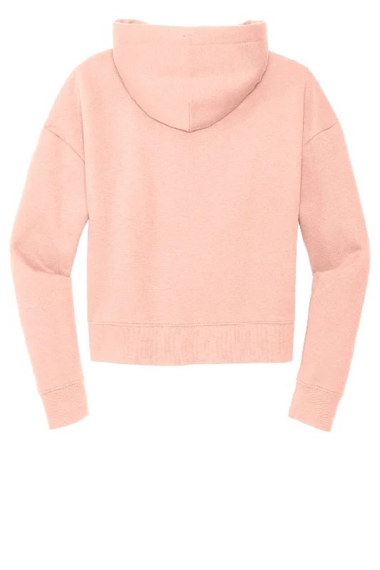 District Womens V.I.T. Fleece Hooded Sweatshirt Hoodie - Rosewater Pink