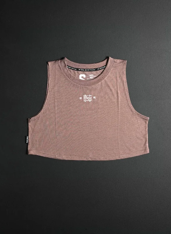 EMB CROP TANK - EARTH