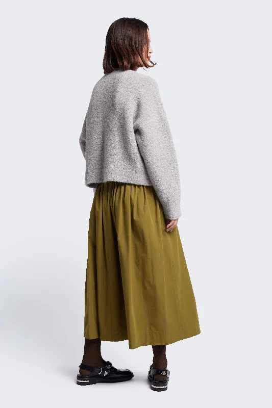 Hold Shearling Sweater Soft Grey