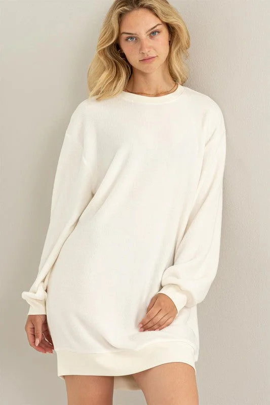 HYFVE Girlfriend Sweatshirt Mini Dress