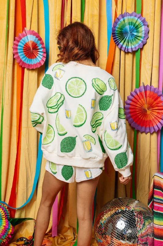 Ivory Lime & Tequila Shot Sweatshirt