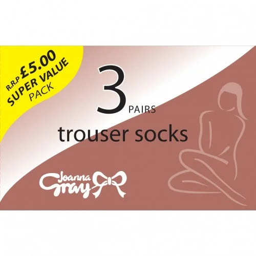 Joanna Gray Womens/Ladies 70 Denier Trouser Sock (3 Pairs)