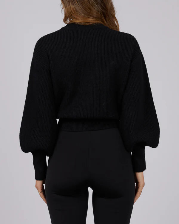 JORGE KNIT SWEATER - Black