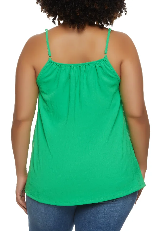 Plus Size Chain Strap Cami