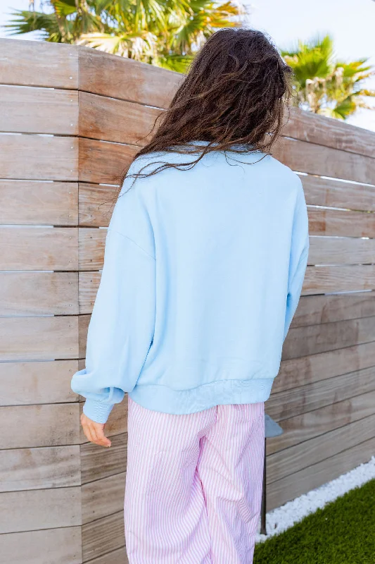 Light Blue 'Vacay' Sweatshirt