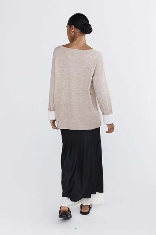 Marle Nessa Jumper - Oat