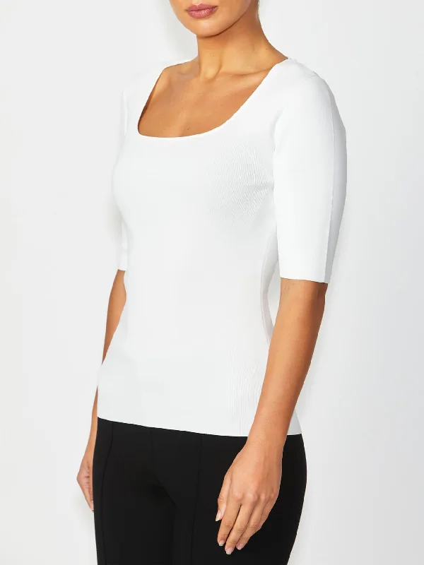 Milano Ivory Knit Top